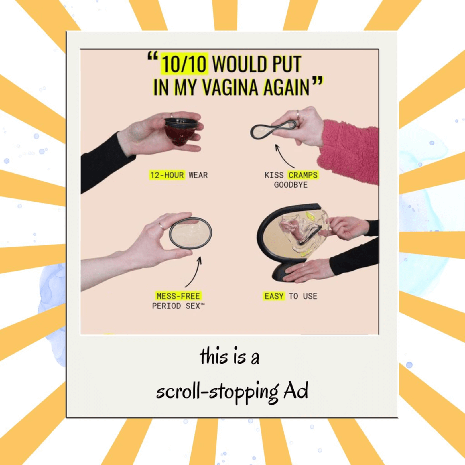 Ad with 6.5% CTR